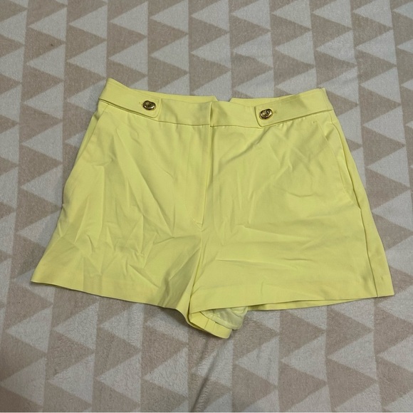 TANYA TAYLOR Women's Brett High Waist Shorts, Zest - Picture 5 of 7